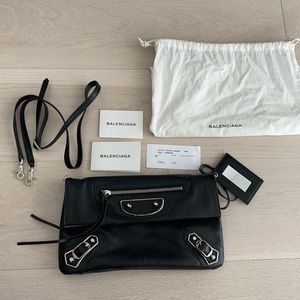 NEW Balenciaga Envelope Clutch & Crossbody Bag